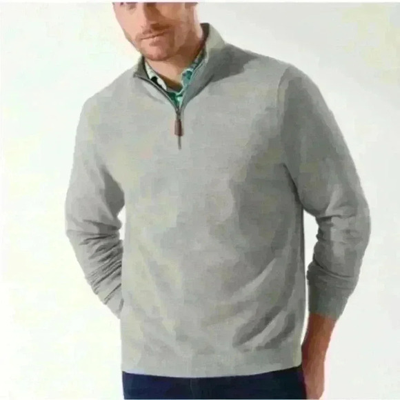 Tommy Bahama half zip cotton pullover XL - Picture 1 of 5